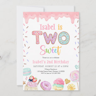 Invitation Deux doux 2e anniversaire