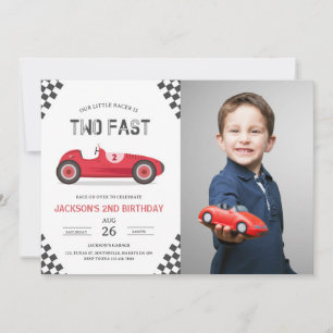 Invitation Deux Fast 2 Curieux Parcours Car 2e Anniversaire I