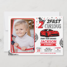 Deux garçons de course rapide Fête d'anniversaire