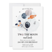 Deux L'astronaute de la lune Space Boy 2e Annivers