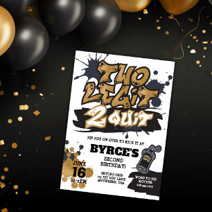 Invitation Deux legs pour quitter l'invitation d'anniversaire