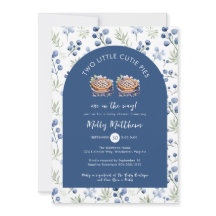 Deux Petites Cutie Pies Blueberry Baby shower