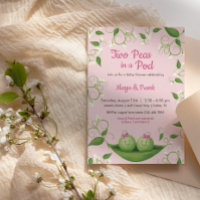 Deux petits pois dans un bébé pod fille Douche Twi