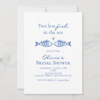 Deux poissons de moins dans la mer Fête de mariage