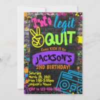 Deux règles pour quitter l'anniversaire