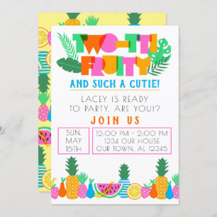 Invitation Deux-TTI Fruity & So A Cutie!