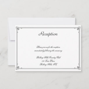 Invitation Deux Tuxedos sur White Gay Wedding Réception