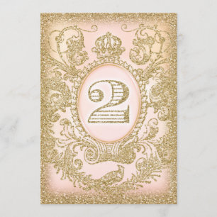 Invitation Deuxième anniversaire Il était une fois princesse