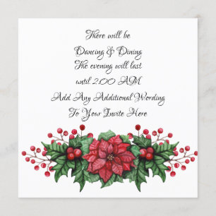 Invitation d'événement de cravate noire de baie de