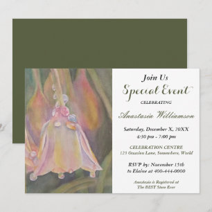 Invitation D'ÉVÉNEMENT DE FÊTE BABY REVEAL