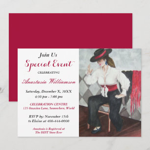 INVITATION D'ÉVÉNEMENT DE LA FÊTE NOIRE ET BLANCHE