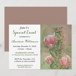 INVITATION D'ÉVÉNEMENT DE LA FÊTE SURPRISE