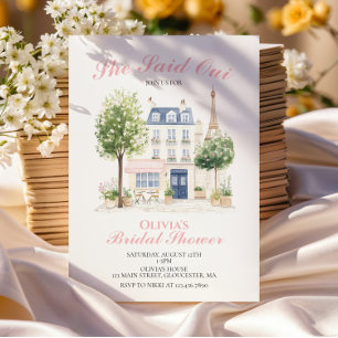 Invitation Déversoir de Mariage Parisien Café Parisien