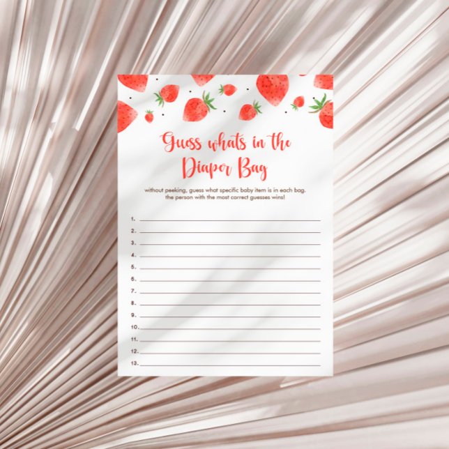 Invitation Devinez Ce Qui Se Trouve Dans Le Baby shower De Je (Créateur téléchargé)