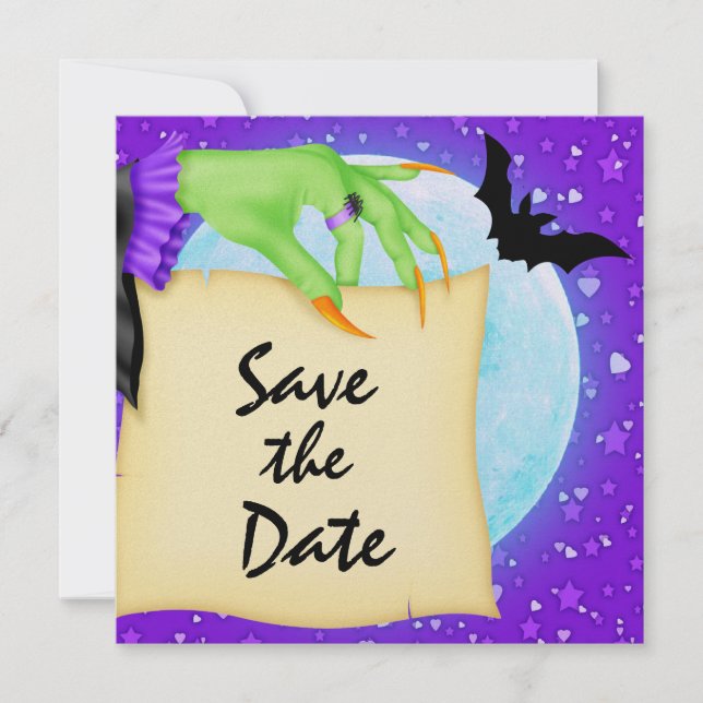 Invitation d'Halloween (Devant)