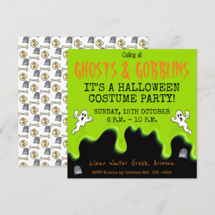 Invitation d'Halloween