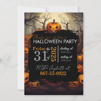 Invitation d'Halloween