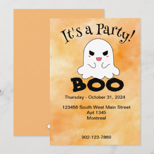 Invitation d'Halloween
