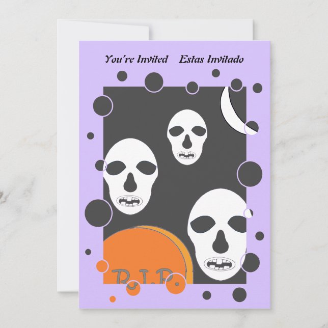 Invitation d'Halloween 11f (Devant)