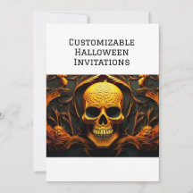 Invitation d'Halloween 3D