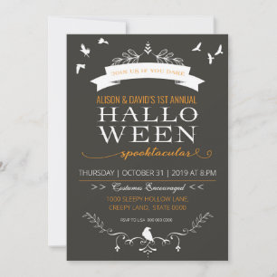 Invitation d'Halloween adulte