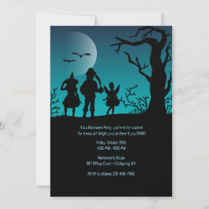 Invitation d'Halloween pour les enfants