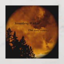 Invitation d'Halloween : Quelque chose de bizarre