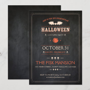 Invitation d'Halloween : Spooktacular - Personnali