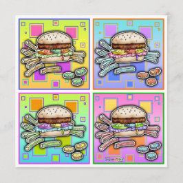 INVITATION d'HAMBURGER d'art de bruit