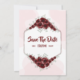 Invitation d'hiver Conception de carte Silver Desi