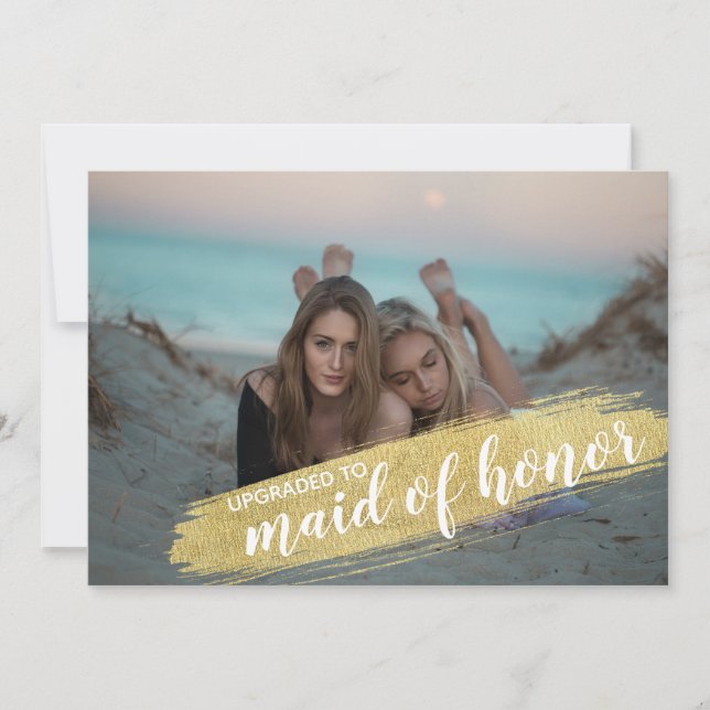 Invitation d'honneur Invitation d'or Brush (Devant)