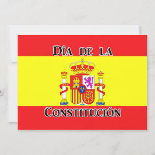 Invitation Día de la Constitución - Espagne