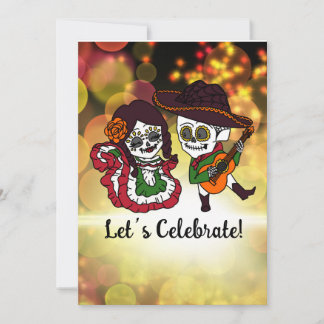 Invitation dia de Los muertos