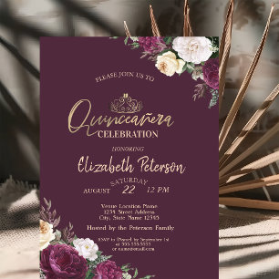 Invitation Diadème Fleurs de Bourgogne