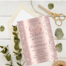 Diamants d'étincelle d'or rose 90e anniversaire