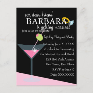 Invitation Diamond Martini