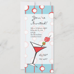 Invitation Dice Martini