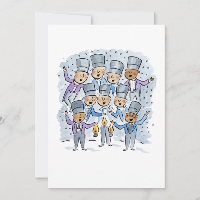 Invitation Dieu repose Ye Merry Gentlemen (Devant)