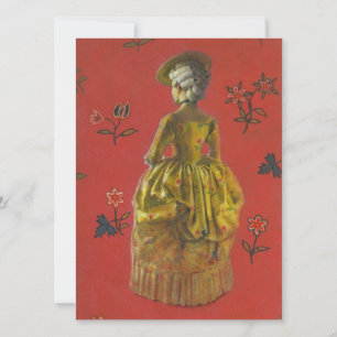 Invitation d'illustration de mode féminine