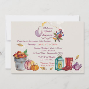 Invitation d'images d'automne