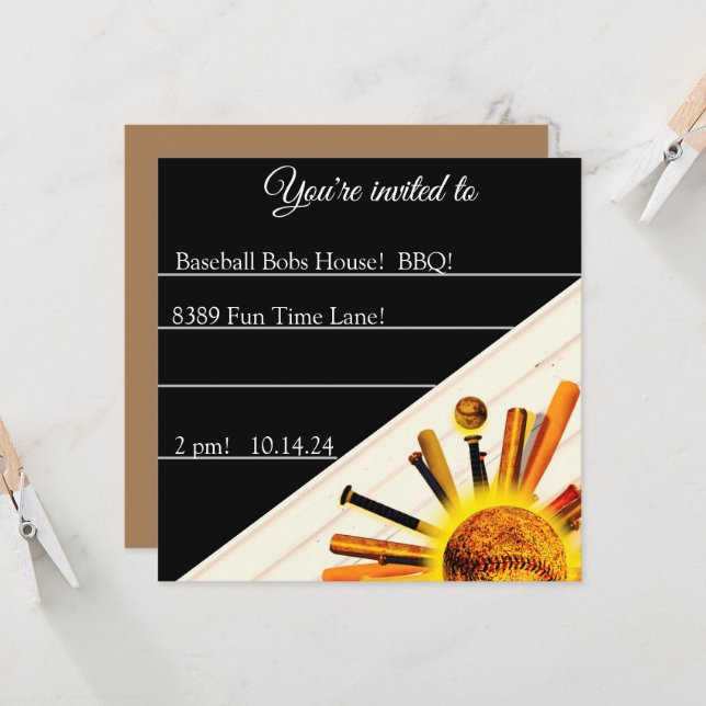 INVITATION DIMANCHE DE BATTRE! (Devant/Arrière en situation)