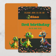 dinasaur joli anniversaire