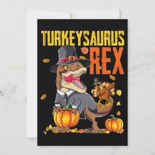 Invitation Dindosaure Rex Dab Dinde TRex Dinosaure Action de