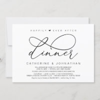 Dîner à jamais heureux, fête romantique moderne