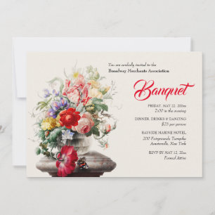 Invitation Dîner de banquet victorien