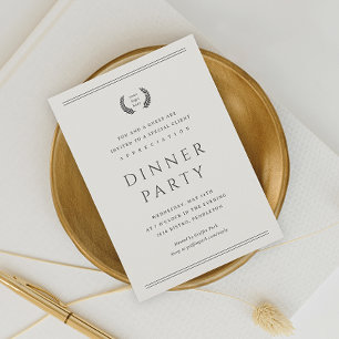 Invitation Dîner de gala d'affaires Votre Logo Ici Classique