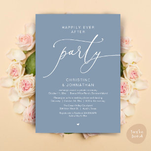 Invitation Dîner de Mariage Dansant pour un Bonheur Éternel