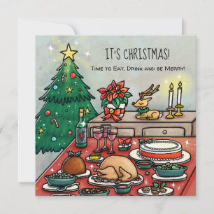 Invitation Dîner de Noël