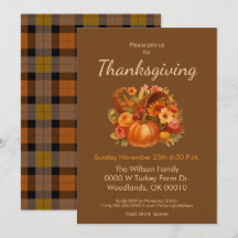 Dîner de récolte de Thanksgiving