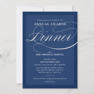 Invitation Dîner de remise de prix événement professionnel él